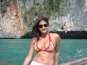 18 year old cutie Stella May gets undressed before riding on top POV style